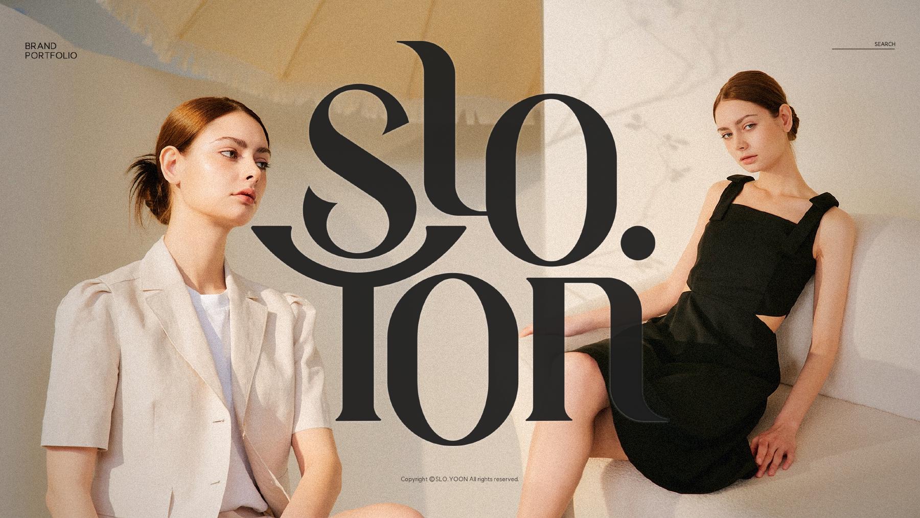 SLO.YOON 브랜드 소개서